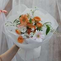 오렌지라운드꽃다발 썸네일 2